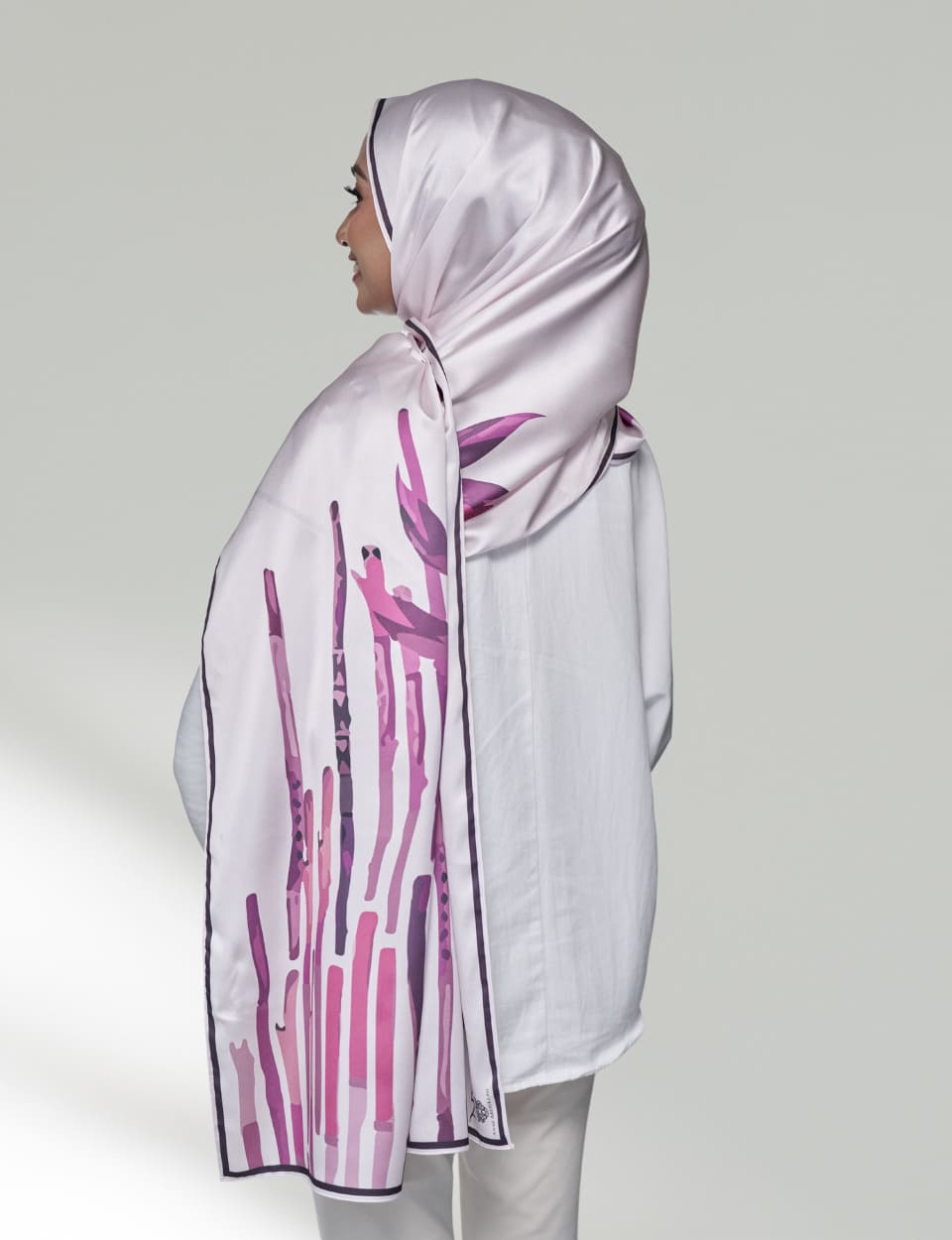Abstract Bamboo Shawl Series - Image 7